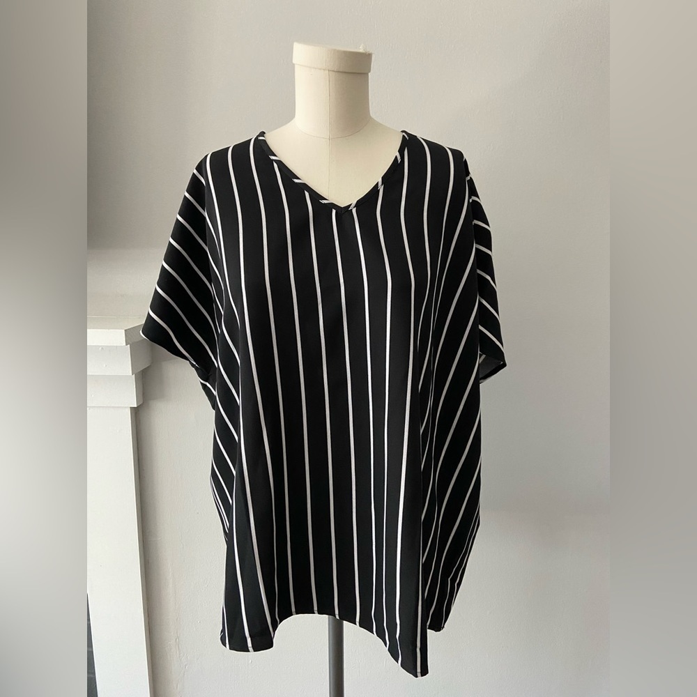 Oversized perfect stripe top